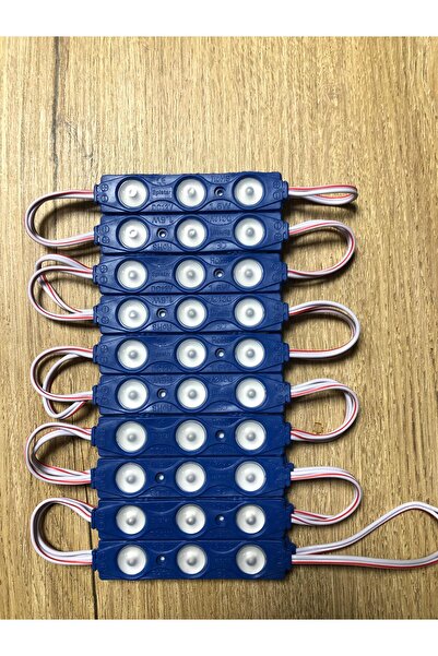 KaraköyOnline 10 Adet 1.5 Watt Amber Modül Led 2835 Mercekli 12 Volt