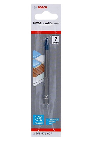 Bosch HEX-9 7 mm Sert Seramik ve Cam Delme Ucu 2608579507