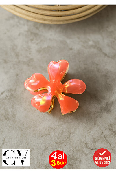 cityvision مشبك معدني على شكل فم الطفل بزهرة اللوتس بطول 6 سم