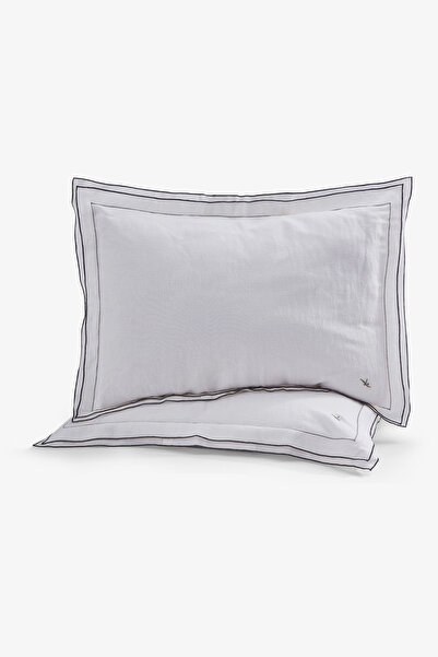 JOJOMIA Lole Oxford Pillow Case 50X70 Cream-Anthracite