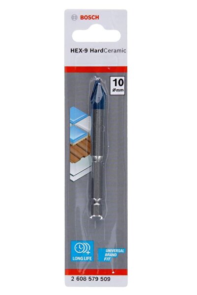 Bosch HEX-9 10 mm Sert Seramik ve Cam Delme Ucu 2608579509