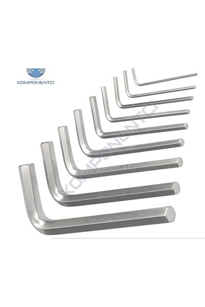 Eltos 2,5 No Düz Alyan Anahtar 12 adet