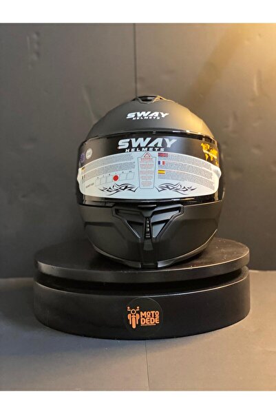 Sway SW 867 Red Strip Full Face Kapalı Motosiklet Kaskı