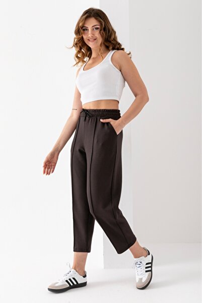 VAJESTO Model Balon pentru femei, talie elastică, elastică, vipușcă pantaloni...