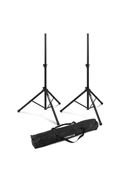 VONYX LS 01 K Set de 2 stative pentru boxe, 100-175 cm, cu geantă de transport inclusă,
