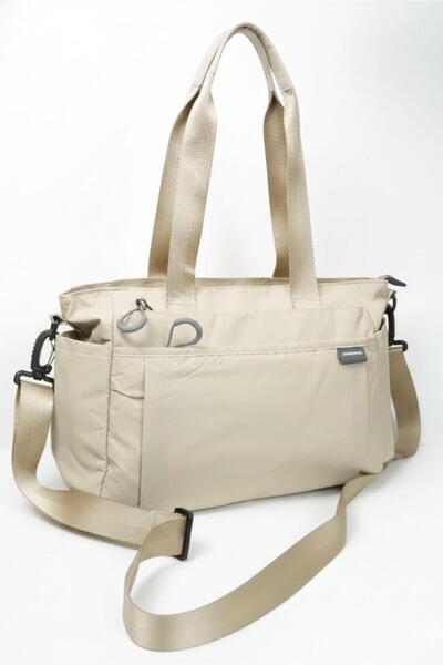 Çanta Trend Women's Water Resistant Parachute Fabric Hand Shoulder Bag Arm Ba...