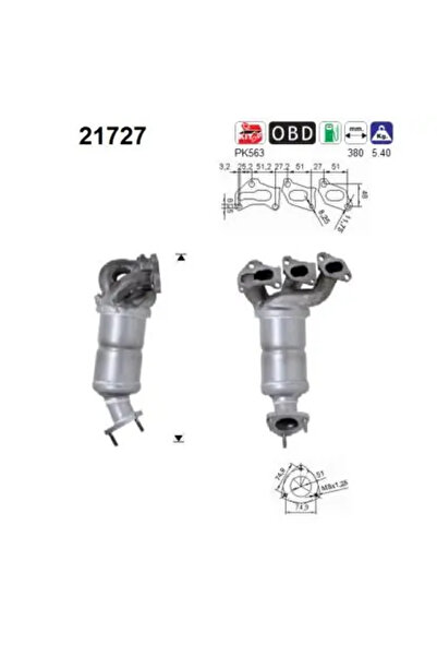 As Catalizator Opel Agila/Corsa C/Corsa D Vauxhall Agila Model 1/Corsa Model ...