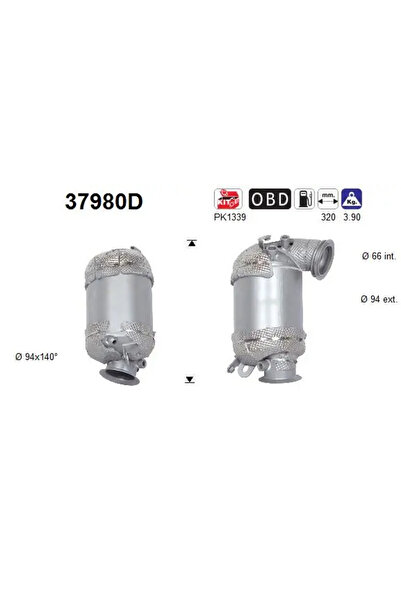 As Catalizator Vw California T6 Camper/Multivan T6/Transporter T6 / Caravelle...