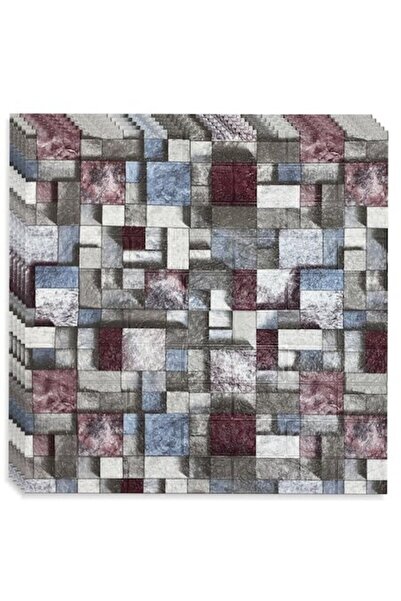 HOZRO 3D Self-Adhesive Wallpaper Set 20 pcs - Brick Imitation, Multicolor 93