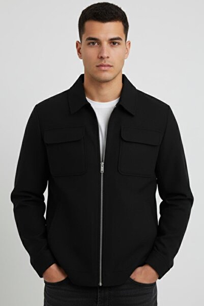 Uki SİYAH Comfort Fit Ceket Mont