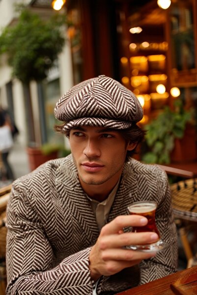 LAGRANZE رجال ريترو كاسكيت