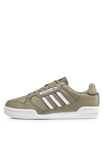 adidas men's sneakers Orbgrn/Ftwwht/Grefiv Continental 80 Strip