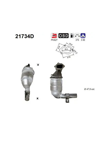 As Catalizator Fiat Doblo Autoutilitara/Limuzina Spatioasa/Idea/Panda Lancia ...