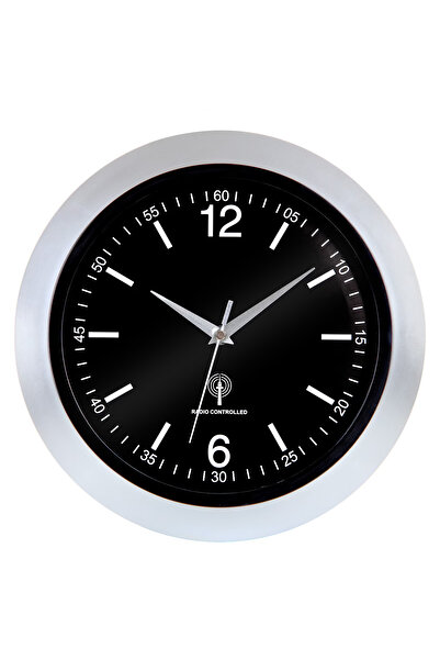 Deuba Ceas de perete cu aratator secunde si geam sticla, 30 cm