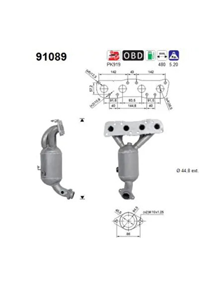 As Catalizator Suzuki SX4 S-Cross/Vitara