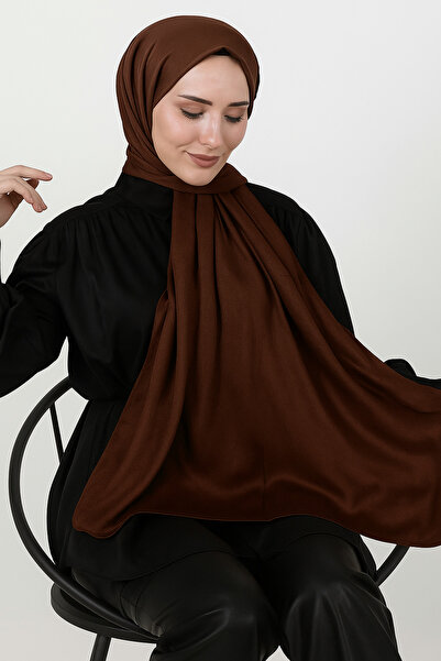 moda nokta penye şal kahve