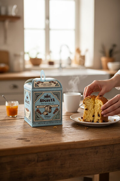 demitar Ditta Augosta Yılbaşı Noel Orjinal İtalyan Panettone Klasik 100 G.