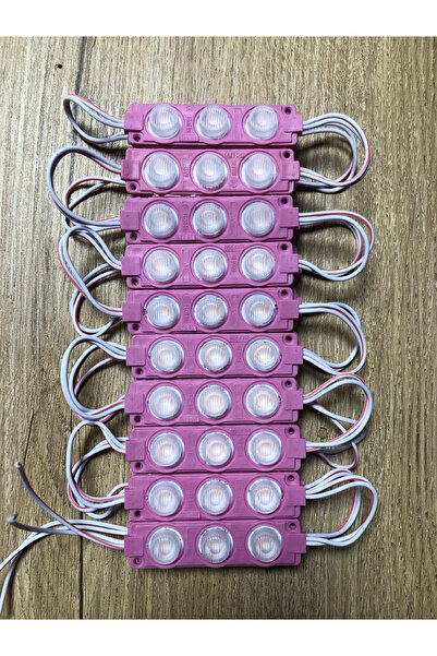 KaraköyOnline 12 Volt 3’lü 3 Watt Geniş Lensli 3030 Modül Led