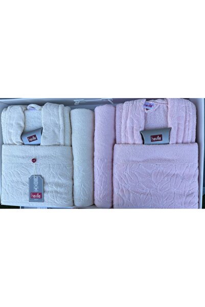 SERENART HOME Havi̇lla Bathrobe Set