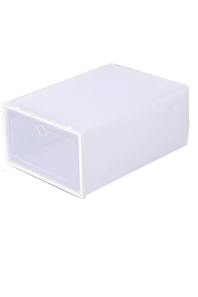 HOZRO Set 2 cutii organizatoare pentru încălțăminte HOZRO, transparente, 14x2...