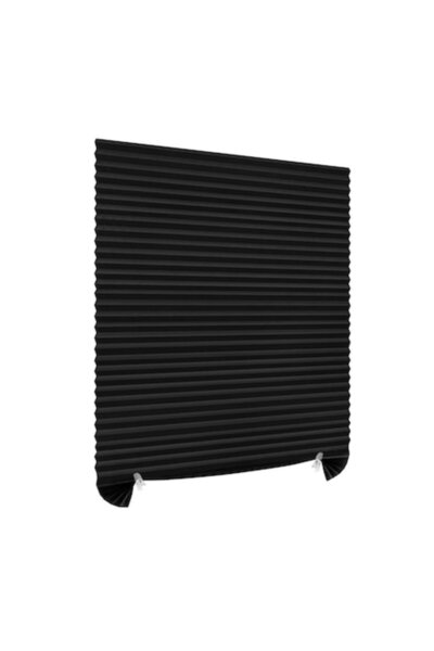 ORIGINAL DEALS Jaluzea plisată cu sistem de montare autoadeziv, PVC, 150x60 cm, Negru