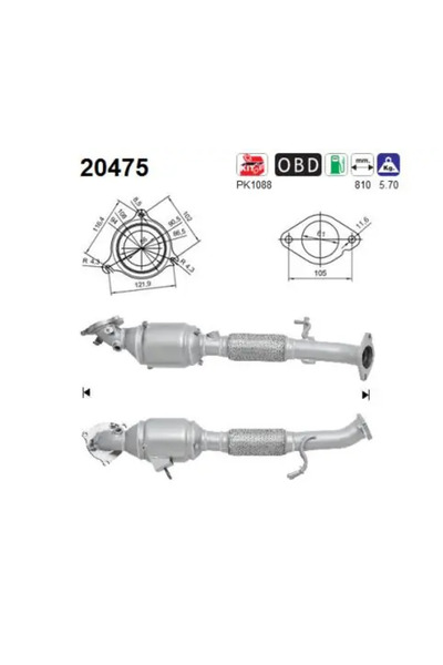 As Catalizator Ford Kuga 2