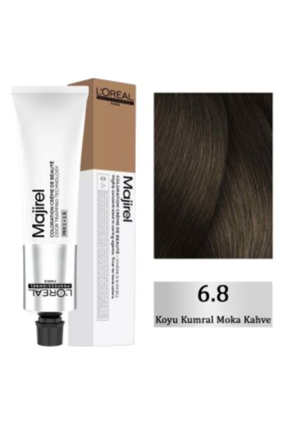 L'oreal Professionnel Majirel Saç Boyası 6.8 Koyu Kumral Moka 60ml-Yeni Ambalaj