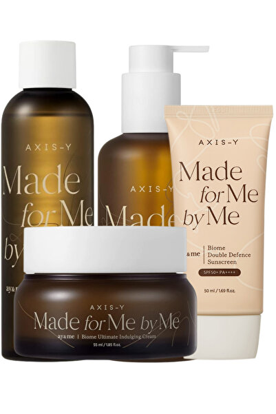 AXIS-Y Made for Me Indulging Cream, Cleansing Oil, Infused Toner & Sunscreen for Sensitive & Dry Skin