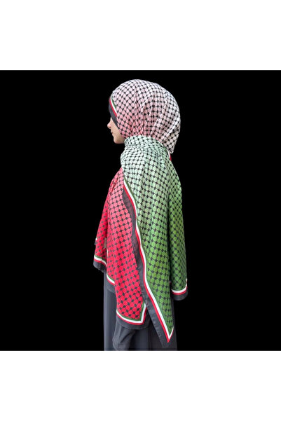 LA BOUTIQUE Kefi̇ye Şal F118-02 70X190 Herbal/Bi̇tki̇sel