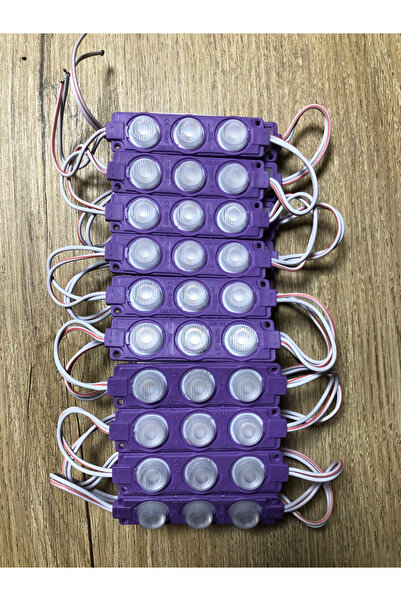 KaraköyOnline 12 Volt 3’lü 3 Watt Geniş Lensli 3030 Modül Led