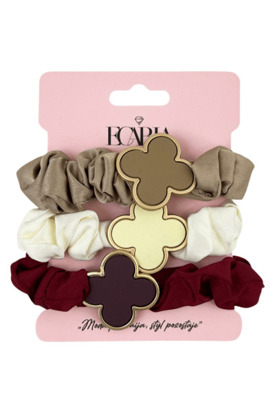 ECARLA Set of hair bands with clover