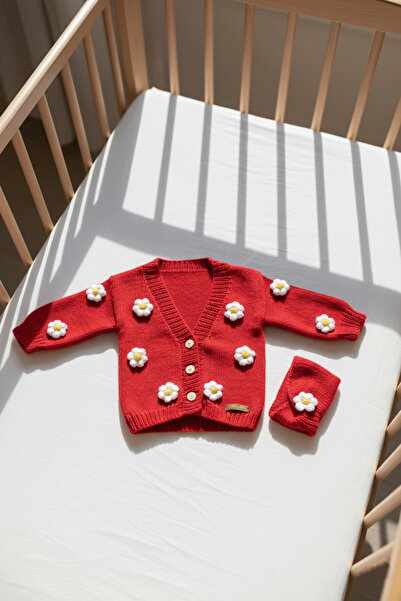 TS Collection Hand Knitted Cardigan and Headband | |   Baby & Kids Cardigan a...