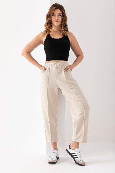 VAJESTO Model Balon pentru femei, talie elastică, elastică, vipușcă pantaloni...