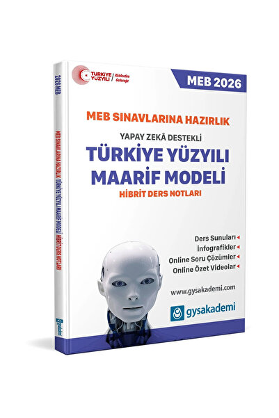 Data Yayınları 2026 MEB Sınavlarına Hazırlık Yapay Zeka Destekli Türkiye Yüzy...