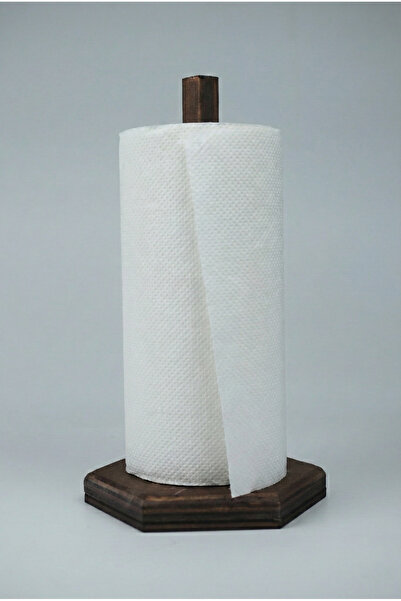 Bel&Co Home Wooden Countertop Paper Towel Holder - Decorative Hexagonal Stand...