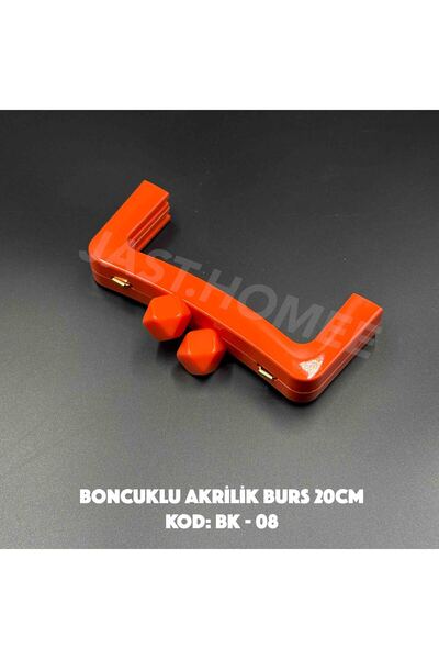 Jast Textile Akrilik Boncuklu Çanta Burs 20cm A Kalite Jast Home Özel Üretim