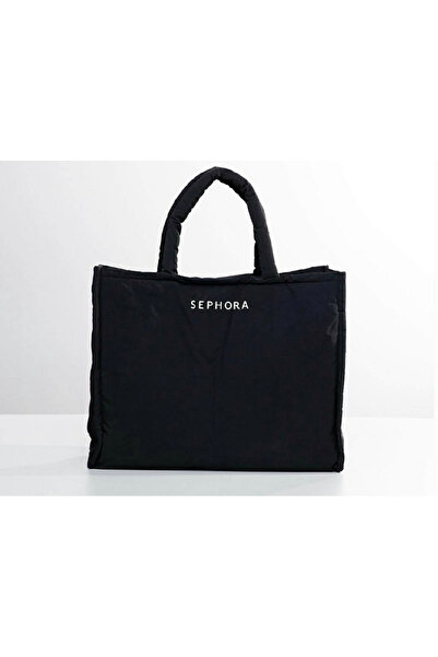 Sephora Beauty حقيبة تسوق سوداء من بوفي