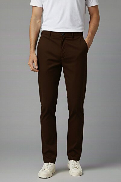 Wekame Men's Regular Fit Comfortable Linen Trousers