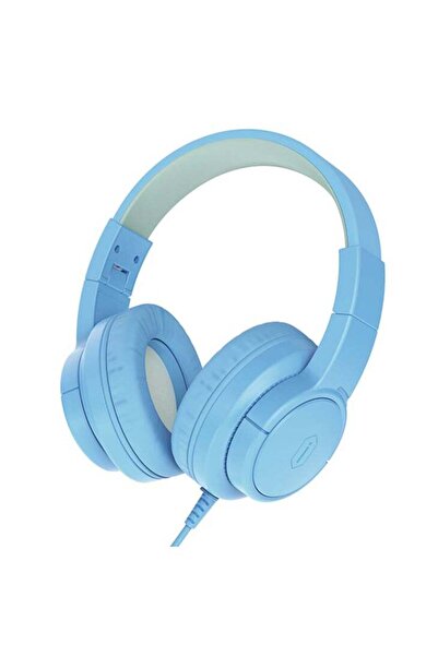 WIWU KTD-01 Foldable Wired Headset Kids Portable Headphone Music Earphone for Children - Blue