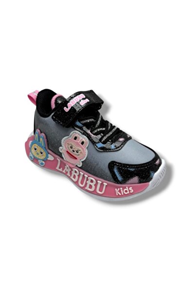 Tutınom 138.P-26 Ghete de fetiță din piele cu sclipici Negru Liliac 26-30