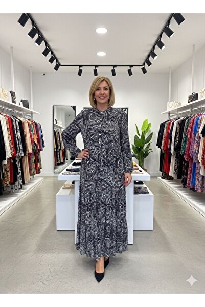 MODA TAY KADIN VİSKON ELBİSE