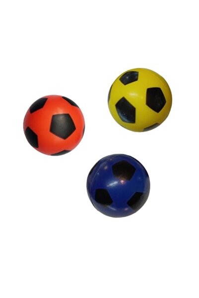 selling depot Set de 3 mingi de fotbal mini Selling Depot® - roșu, galben, albastru