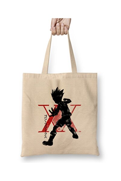 Toyaso Crimson Hunter x Hunter Geantă de pânză albă Geantă de cumpărături cu ...