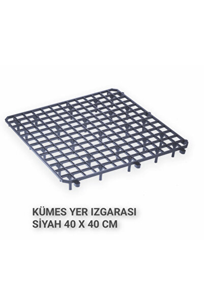 DEĞİRMEN TARIM 40x40 Taban ızgarası (6ADET) Siyah Renk Tavuk-Kaz-Hindi-Ördek-...