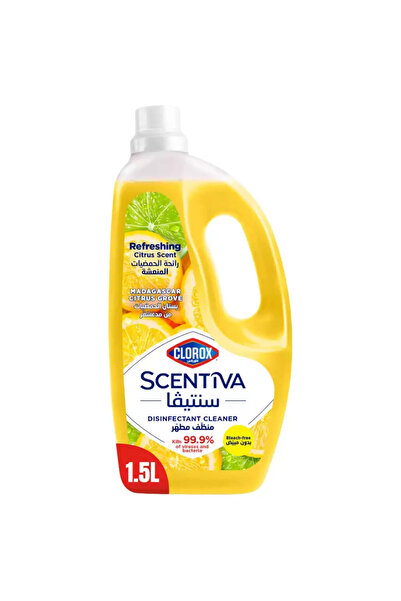 Clorox Scentiva Bleach Free Disinfectant Cleaner With Madagascar Citrus Grove Scented- 1.5Ltr