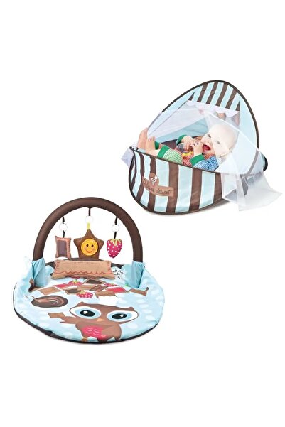 MalPlay Salteluta de joaca si patut portabil 2 in 1