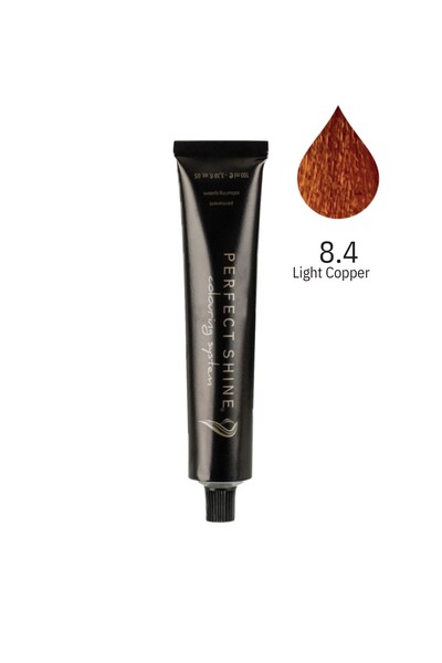 PERFECT SHINE Permanent Profesyonel Saç Boyası 100ml - Açık İrlanda Kızılı/Ze...