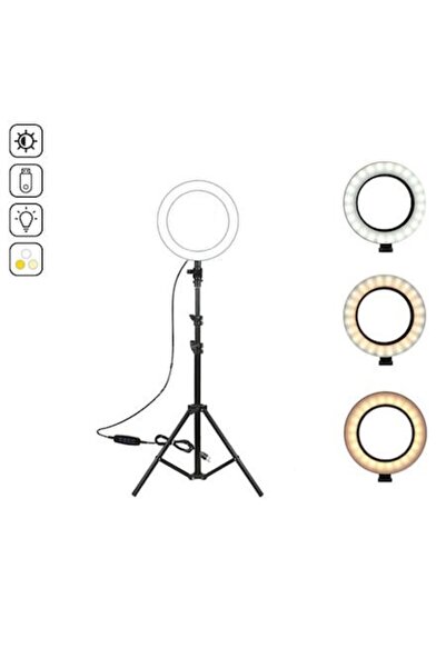 selling depot Lampă circulară cu inel, LED de 15 cm (6 inch), lumină reglabil...