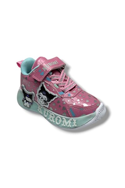 Cakgo Kuromi 725-26 Simli Parlak Deri Anatomik Kız Çocuk Sneaker Pembe Yeşil ...