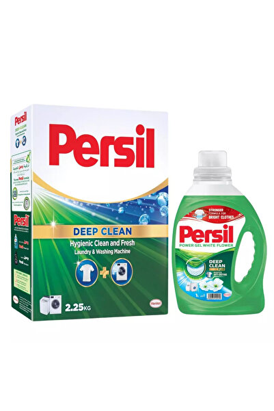Persil Deep Clean Laundry Detergent Powder and Power Gel With White Flower Fr...